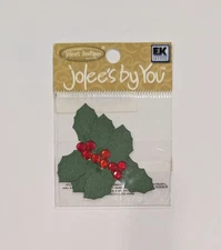 Holly Berry Leaves Christmas Jolee's By You Mini Scrapbooking Embellishments