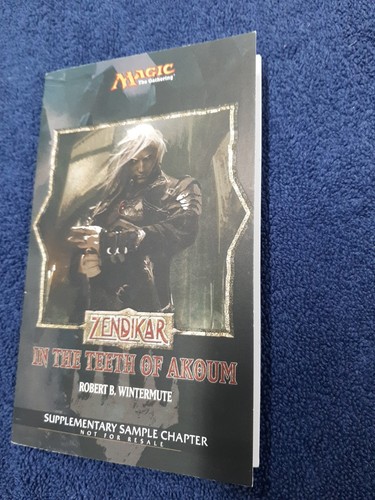 MTG 2010 Zendikar In the Teeth of Akoum Sample Chapter Sorin Markov Booklet Used - Picture 3 of 6