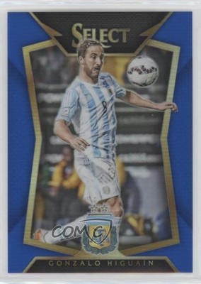 2015-16 Panini Select Blue Prizm 297/299 Gonzalo Higuain #64 4t7