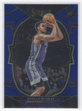 #81 2022-23 Select Blue BASE ~ Keegan Murray RC Sacramento Kings