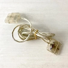 Clear Playstation 1 2 PS1 / PS2 Controller Extension Cable Cord - Tested