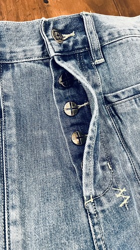 Ksubi Mens Jeans Easy Loot Rare 30/29 Denim Open Pain  - Picture 4 of 8