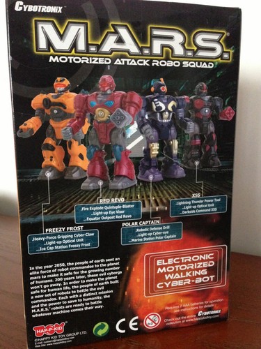 Mars  Cybotronix  Motorized Attack Robo Squad Walking Robot polar captain model - Picture 3 of 3
