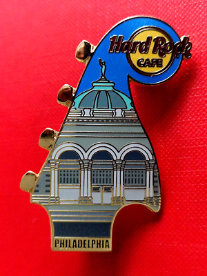HRC Hard Rock Cafe Philadelphia Guitar Head Series 2007 Memorial Hall LE300