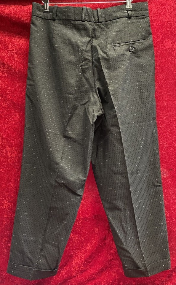 Ultimate Design By Noble Mens Black/Beige Trousers, W33” L27.5”. SW185