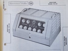 Original Sams Photofact Manual NEWCOMB KX-50  387 