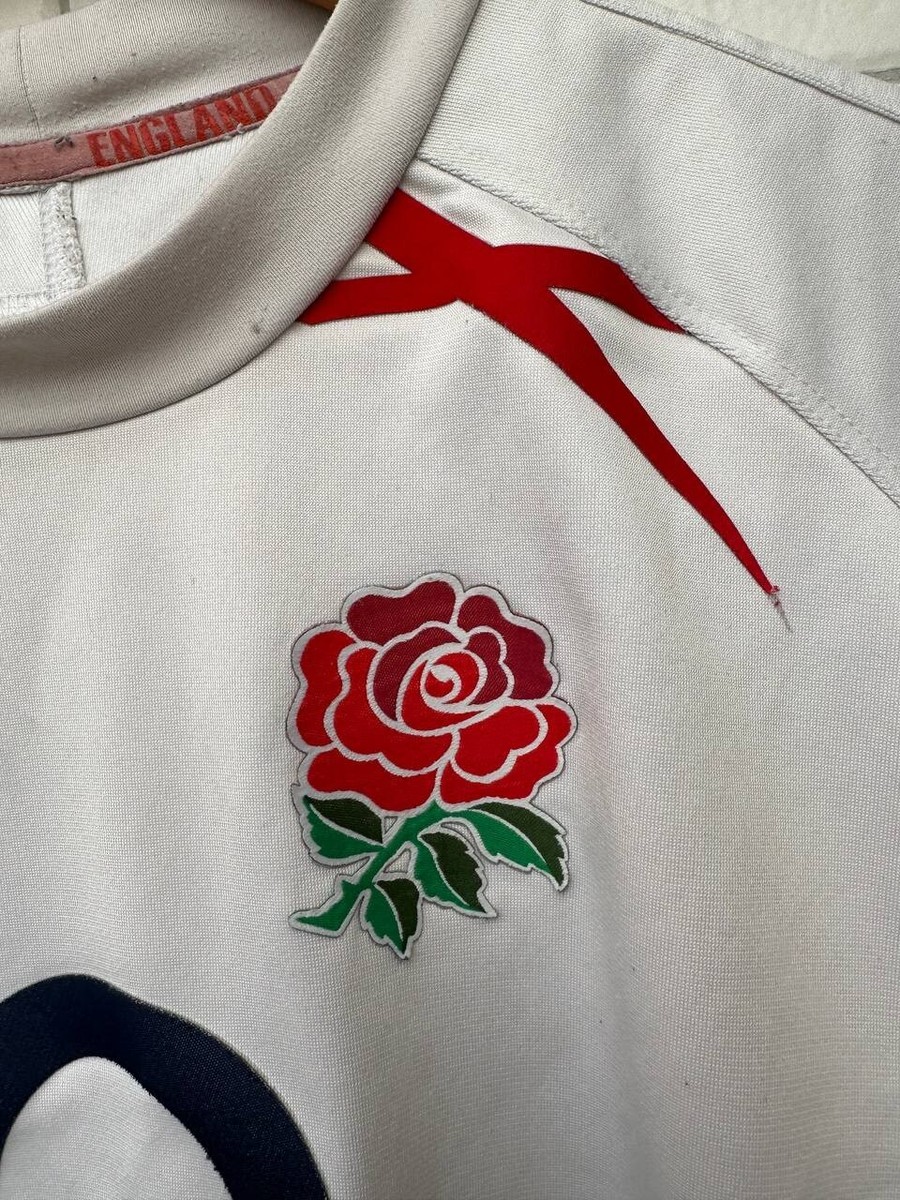 England Team Jersey Rugby Shirt White Red Nike 234516-100 Trikot