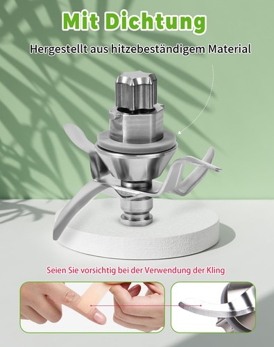 Messer für Thermomix TM31 Ersatz für Vorwerk Thermomix TM31 Messer Edelstahl ... - Bild 4 von 6