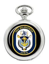 USS Milwaukee LCS-5 Pocket Watch