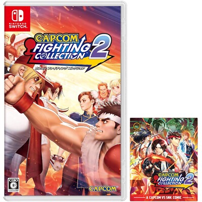 Capcom Fighting Collection2 ポスター　限定　レア Switch Capcom Fighting Collection 2 + Comic [Japan Version