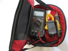 MICRONTA NULTI METER 22-167 W/ CT300 AC CURRENT TRANSDUCER & IDEAL VOLT DETECTOR