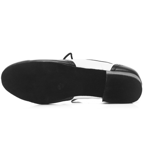 Zapatos de baile para hombre para mujer hombre cuero salón zapatos de baile tango jazz moderno - Imagen 11 de 14