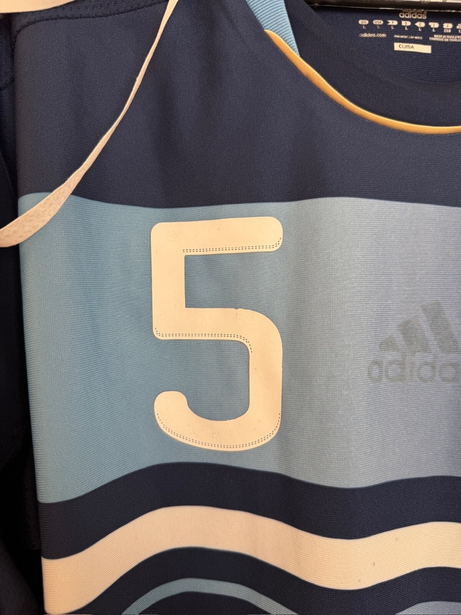 Maillot Extérieur Argentine 2011/2013 – Lucas Biglia #5 – Longues Manches – Taille L