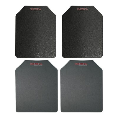 #ad Scorpion Pair Level III AR500 Steel Body Armor Two 11 x 14 Plates Trauma Pads $116.96