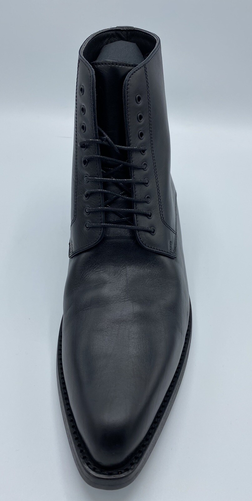 Stivali Saint Laurent in pelle nera Riverside da $1.200 taglia US 8 Made in Italy