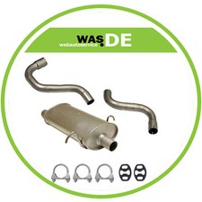 Auspuff Endschalldämpfer Volvo 740, 760, 940 & 940 II 2.0 2.3 2.4D + Montagesatz