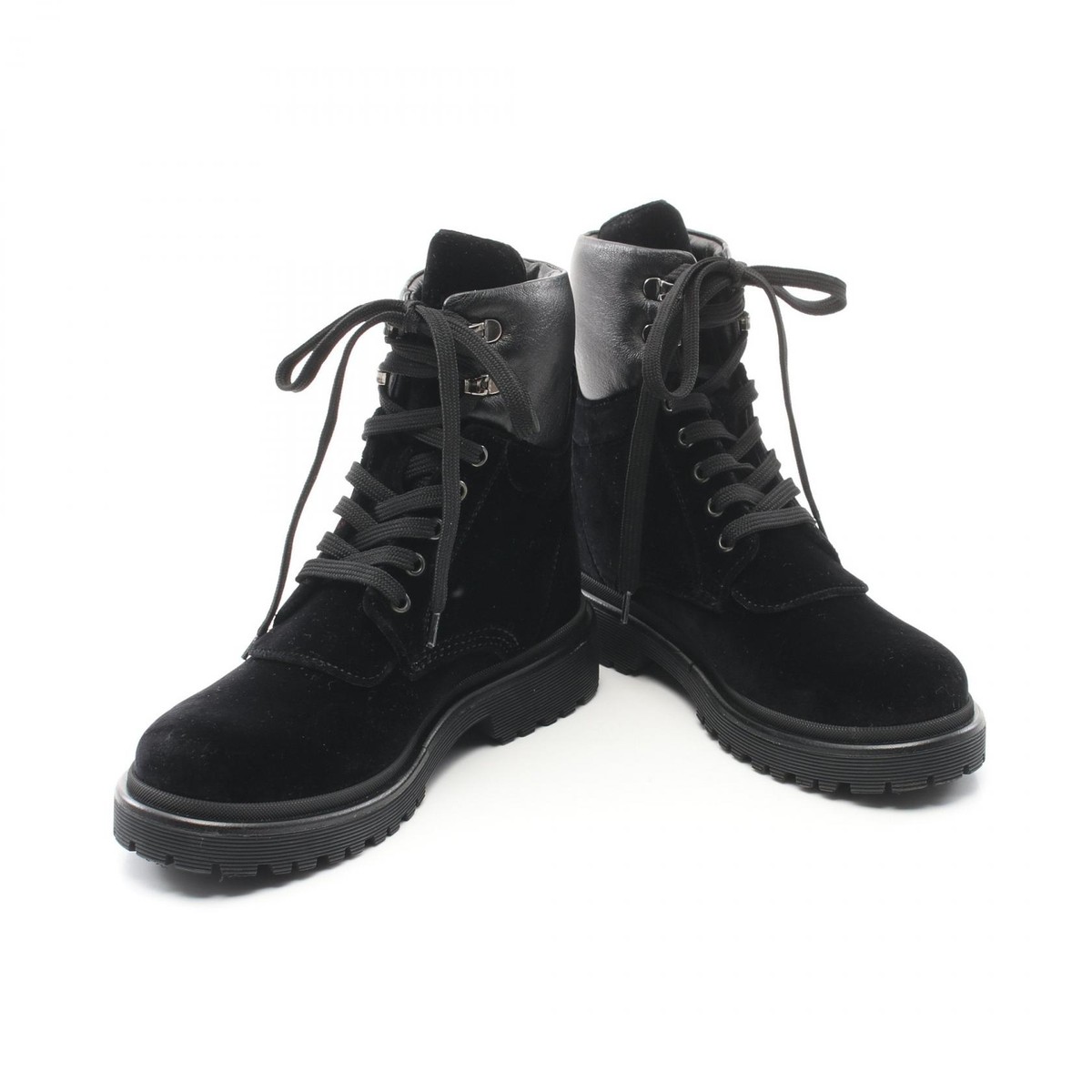 MONCLER PATTY SCARPA short lace-up boots #36 Suede leather MONCLER PATTY SCARPA short lace-up boots #36 Suede leather