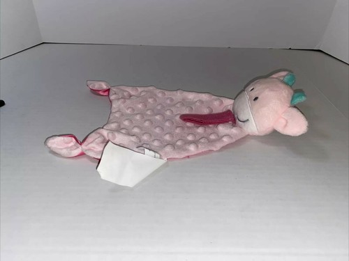 Swiggles Pink Giraffe Paci Lovie Blanket Lovey Pacifier Holder Minky Polyester - Picture 6 of 12