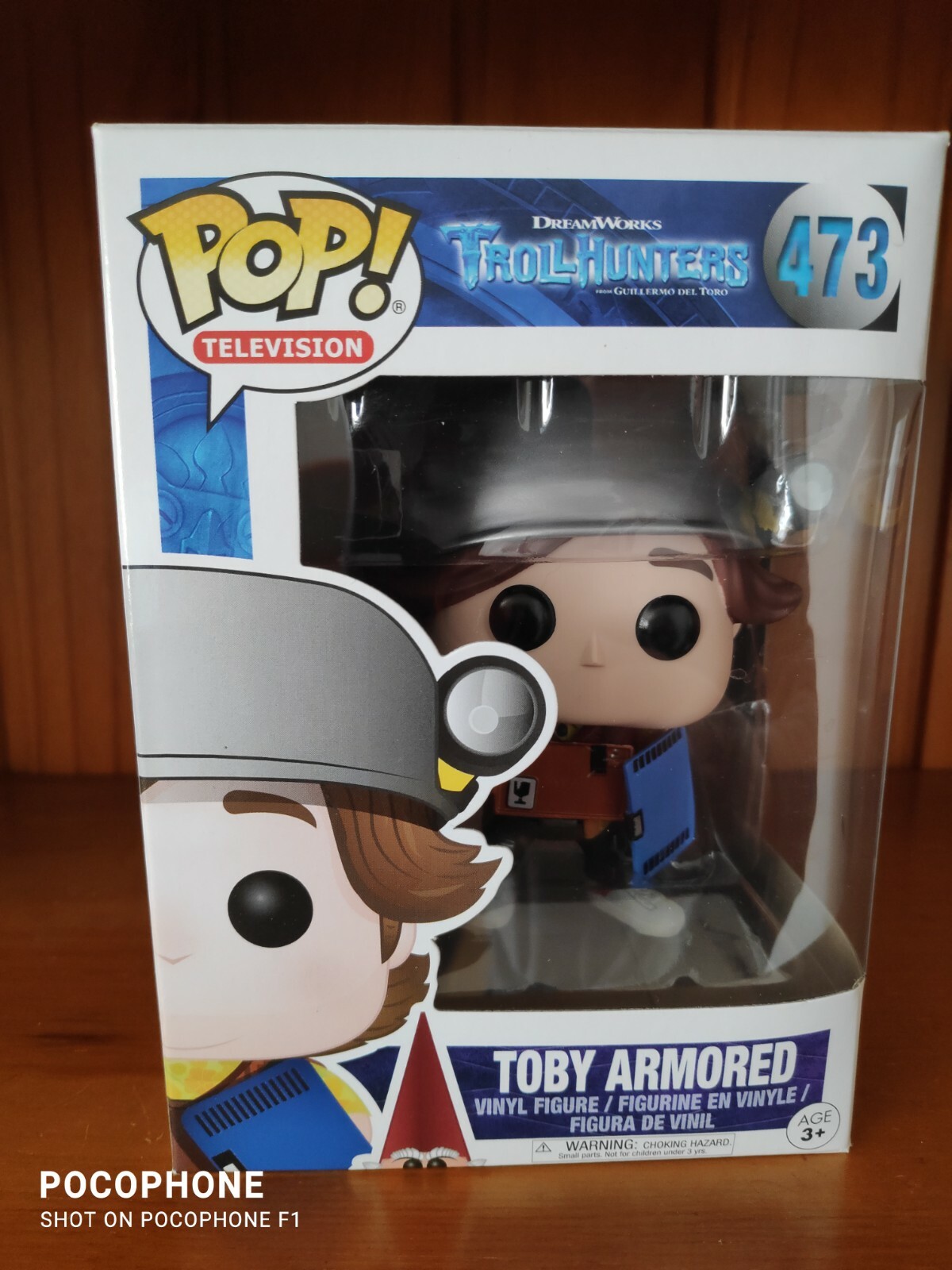 Trollhunters - Toby Armored Pop! Figura Vinilo Funko 473
