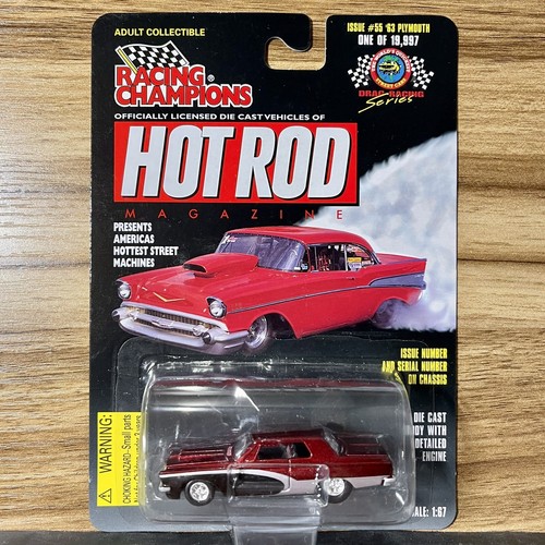 Racing Champions Hot Rod Magazin Drag Racing Ausgabe #55 '63 Plymouth Neu 1997
