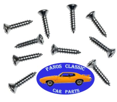 Chrysler Dash Interior Console Door Panel Phillips Tap Screw #6 x 5/8'' 10pcs 137