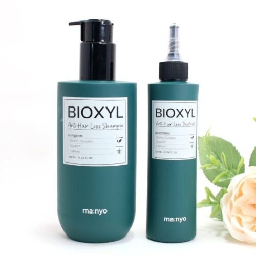 MANYO FACTORY Bioxil Anti Hair Loss Shampoo 480ml Treatment 200ml Set K-Beauty - 第 1/46 張圖片