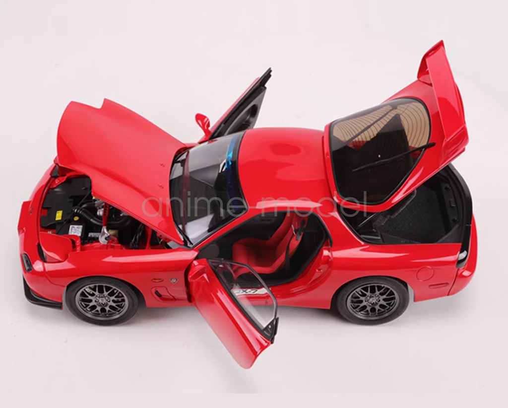 For Polar Master 1:18 Scale Red RX7 FD Spirit R Engine Sport
