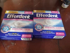 Efferdent Anti-Bacterial Denture Cleaner Complete Clean 2 Pk 