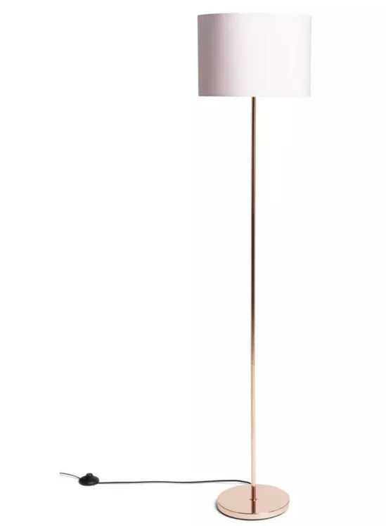Blush pink floor store lamp