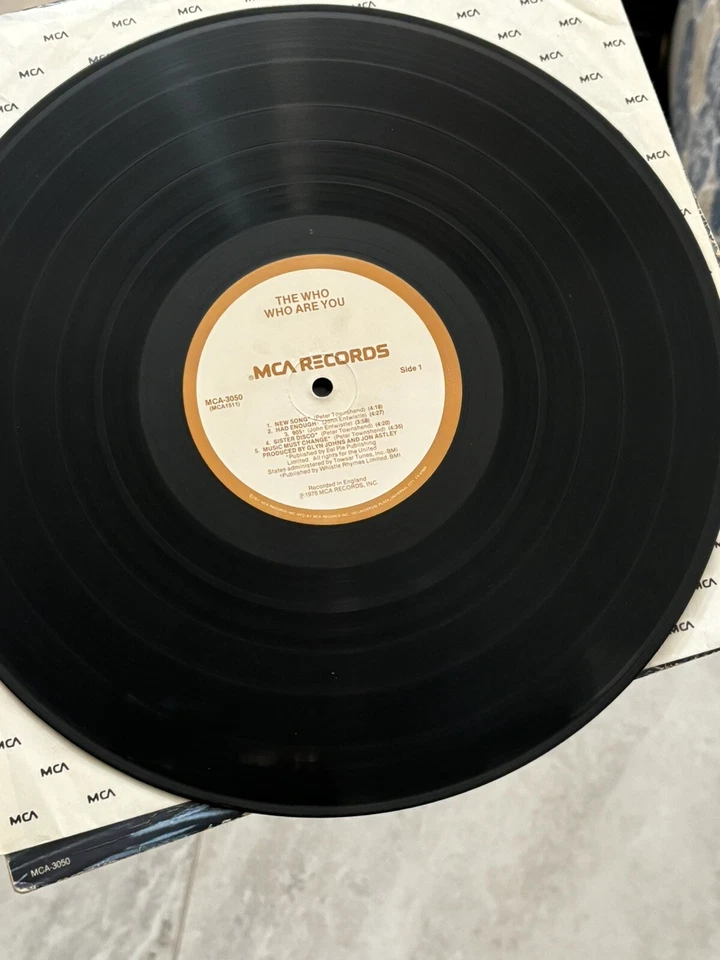 The WHO - Who Are You Lp Vinyl Record MCA-3050 - Imagem 4 de 4