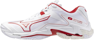MIZUNO Volleyball Shoes WAVE LIGHTNING Z8 White Red V1GA2400 US12.5(30.5cm)