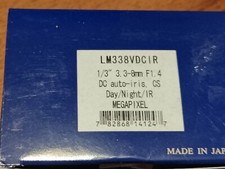 Rainbow CCTV LENS LM338VDCIR 1/3" 3.3-8mm f1.4 AUTO MADE IN JAPAN 782868141247