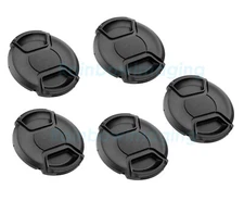 (5 Pcs ) 72mm Snap On Lens Caps for Canon Nikon Sony Pentax Olympus "US Seller"