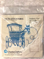 Fiddler's Lite Cross Stitch Fabric 14 Count 12  x 18  Charles Craft NEW