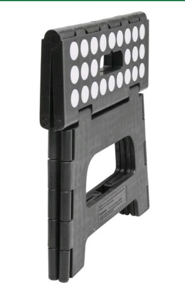 Kikkerland Rhino II Step Stool, Black Brand New Folding Stool - Image 2 of 4