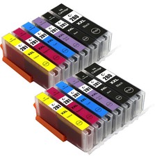 12 Pack PGI-280XXL CLI-281XX Ink Set for Canon Pixma TS8120 TS8220 TS8320 TS9120