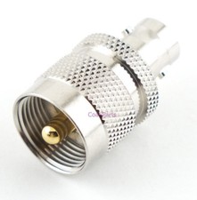 UHF Male to BNC Female Coax Adapter Connector - USA Ham Radio Seller