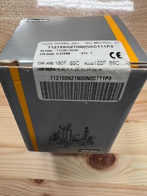 Parker Skinner 71215SN21N00N0C111P3  Normally Closed 1/4'' NPT 2 Way Valve.