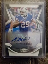 2016 CERTIFIED MIRROR SIGNATURES KARLOS WILLIAMS AUTOGRAPH #/99 BUFFALO 