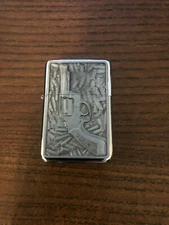 Brand New Star® Refillable Design Emblem Flip Top Lighter Guns Fast Ship!