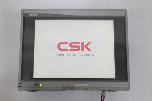 M2I used TOP XT0P08TV-ED-P 15W Touch Screen Have crack,bolt rust SCR-I-232=6B42 - Picture 2 of 17