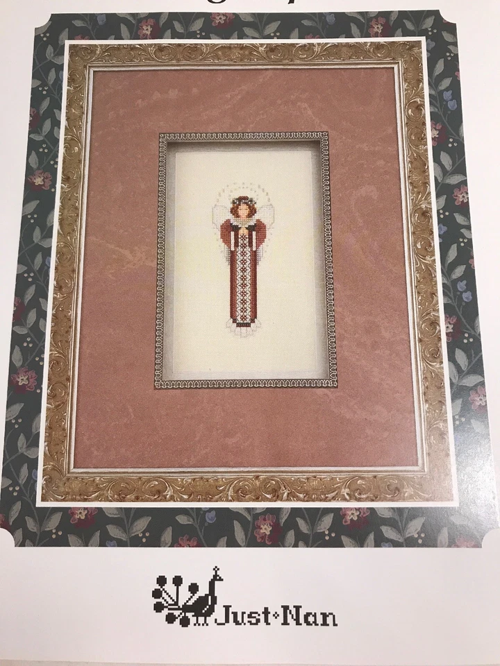 Just Nan Angel Cross Stitch pattern Angelique 1993 Nan Caldera angels - Image 2 of 4