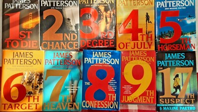 Create Your Own Lot! JAMES PATTERSON-You Pick the Title Hardcover Novels
