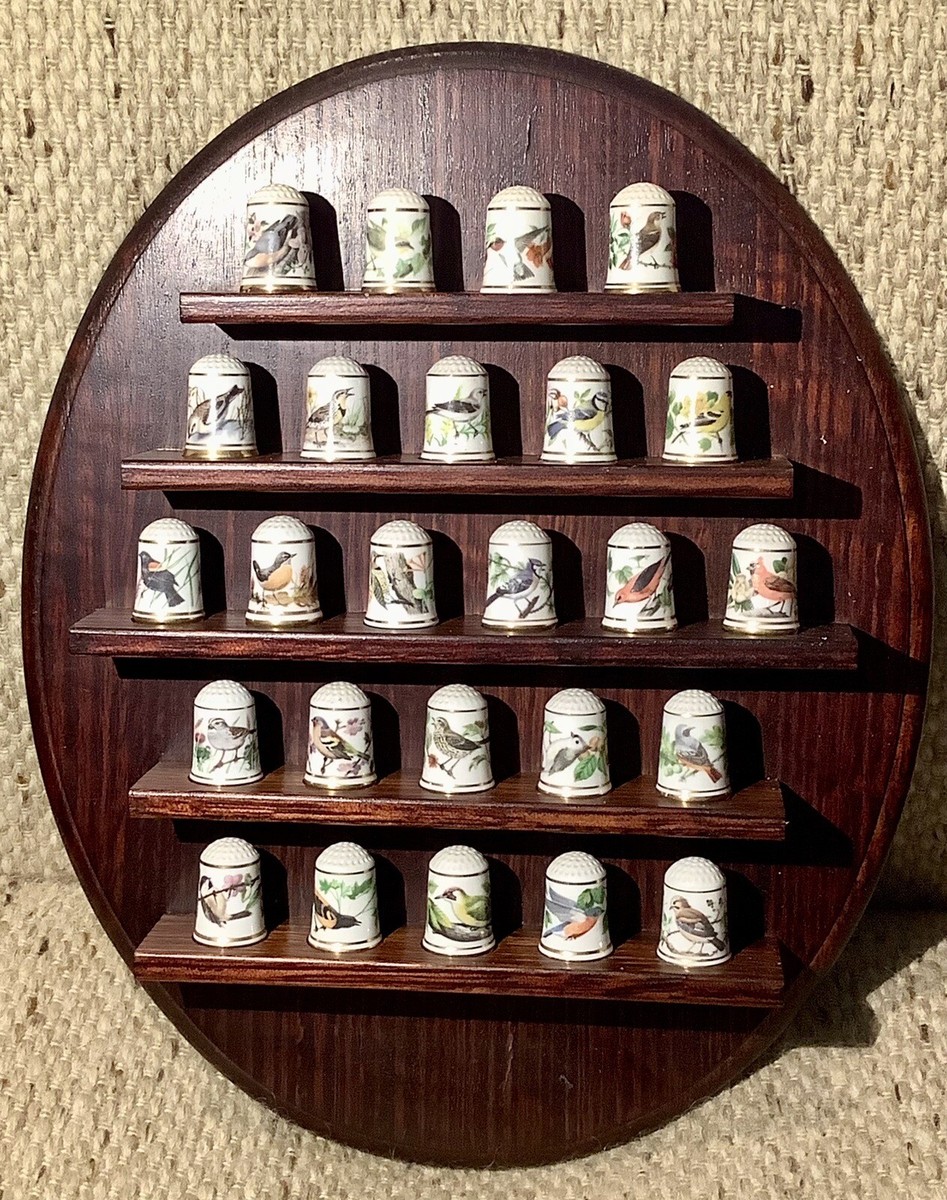 Garden Birds Complete Collection Franklin Mint Porcelain Bone 