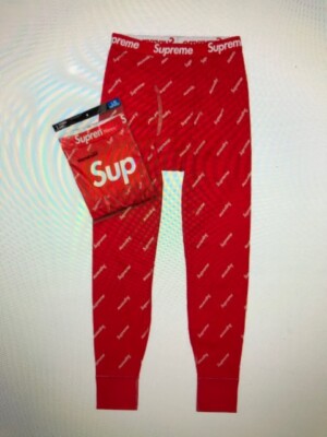 red thermal pants