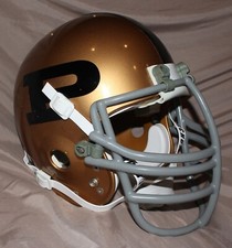 1979 PURDUE BOILERMAKERS STYLE, SCHUTT PRO AiR II, GREEN DOT FOOTBALL HELMET!