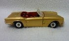 VINTAGE DINKY TOYS MECCANO TRIUMPH SPITFIRE CAR GOLD RED 114 MISSING PERSON