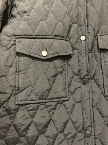 Puffer Coat Women's Size Small Quilted Jacket Lightweight Black Snap Closure NWT - Picture 6 of 14