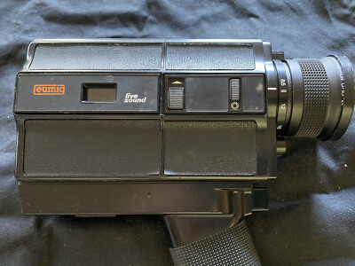 Eumig Sound 30XL 8mm Super 8 movie camera with bag, boom