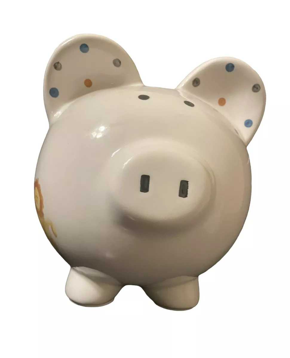 Child To Cherish Large Piggy Bank Sweet Safari